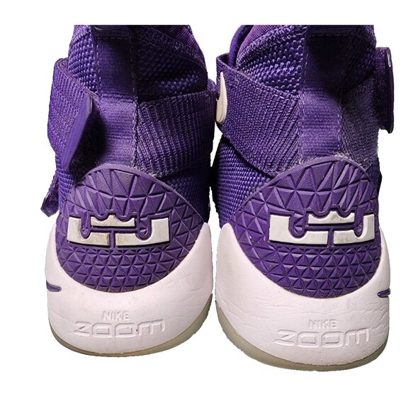Nike LeBron Soldier XI Purple Size 15 Sneakers - Picture 5 of 7